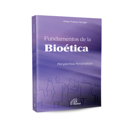 FUNDAMENTOS DE LA BIOÉTICA Perspectiva Personalista Omar França-Tarragó Un libro dedicado a todo aquel que desee interiorizarse en los temas de las ciencias relacionadas con la vida. Se analizan y explican desde el punto de vista filosófico humanístico, las diversas concepciones de la ética, los valores morales y los principios y normas éticas básicas. Se articulan así los fundamentos que ayudan al ciudadano a tomar decisiones y a resolver problemas éticos que se suscitan en la práctica dentro de los diferentes ámbitos referentes a las ciencias de la vida.