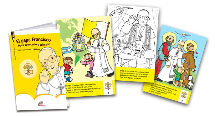 El Papa Francisco. Para conocerlo y colorear - Imagen 3