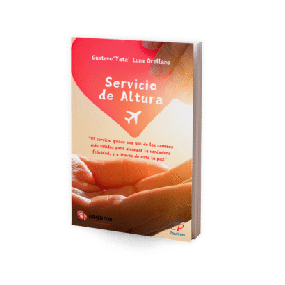 "El servicio quizás sea uno de los caminos más sólidos para alcanzar la verdadera Felicidad y a través de ella, la Paz" En Servicio de altura, es la segunda obra del Autor Gustavo "El Tata" Luna Orellano, ese primer vuelo interior se transforma en misión: volar ya no solo para crecer, sino para servir.